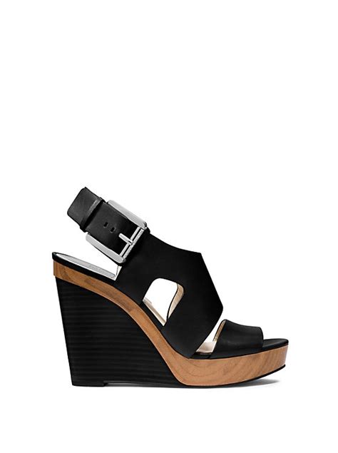 Carla Leather Wedge 